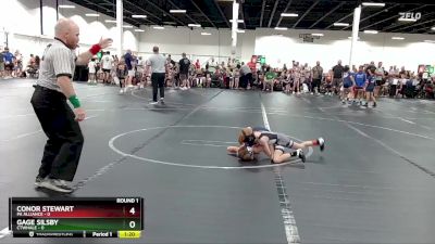 48 lbs Round 1 (6 Team) - Conor Stewart, PA Alliance vs Gage Silsby, CTWHALE