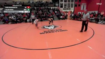 120 lbs 1st Place Match - Dom Munaretto, St. Charles (EAST) vs Allen Woo, Lombard (MONTINI)