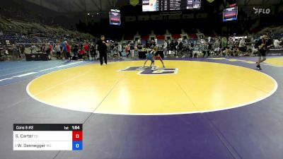 88 lbs Cons 8 #2 - Simon Carter, CO vs Wyatt Dannegger, MO