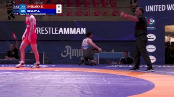 80 kg 1/4 Final - Emmitt Sherlock, United States vs Aldat Kesaev, Individual Neutral Athletes