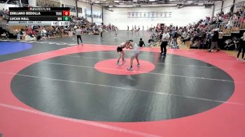 133 lbs Cons. Round 2 - Emiliano Bedolla, Trine vs Lucas Hall, Midway University