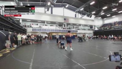 285 lbs Champ. Round 1 - Diego Nuno, UNATTACHED vs Edwin Hopkins, Cerritos College