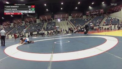125 lbs Cons. Round 1 - Zion Wimberly, Unattached vs Calex Banta, Briar Cliff (Iowa)