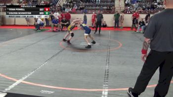 135_B lbs 5th Place - Titan Powell, Southern Columbia vs Colton Schwoyer, Owen J Roberts