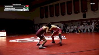 125 lbs Finals (2 Team) - Manuel Martir, Mt San Antonio College vs Alijah Ortiz, Fresno City College