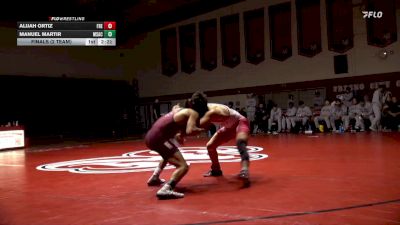 125 lbs Finals (2 Team) - Manuel Martir, Mt San Antonio College vs Alijah Ortiz, Fresno City College