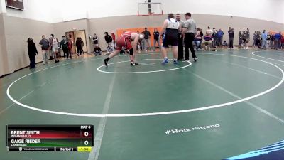 285 lbs Cons. Round 2 - Gaige Rieder, Cambridge vs Brent Smith, Indian Valley