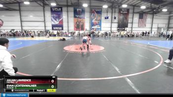 64 lbs Rd# 1 9:00am Friday - Evan Lichtenwalner, PA Blue vs Julian Lawrence, Cali Red