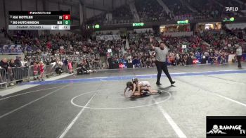 61 lbs Champ. Round 1 - Kai Rottler, Blue Valley vs Bo Hutchinson, Manhattan