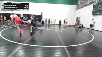 126 lbs Champ. Round 3 - Zaiyahn Ornelas, AMDG vs Casen McAlister, Tonganoxie HS