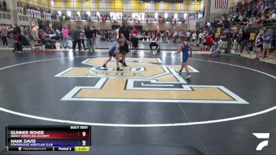 63 lbs Round 1 - Gunner Rohde, Sebolt Wrestling Academy vs Hank Davis, Powerhouse Wrestling Club