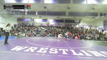 Boys 152 lbs 1st Place Match - Alias Raby, Anderson Boys vs Ivan Rico, Durham Boys