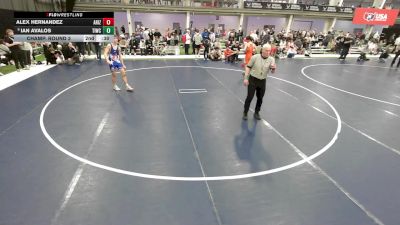 16U Boys - 138 lbs Champ. Round 2 - Caden Woodall, Black Cat Wrestling Club vs Hayden Roy, Kingdom Wrestling