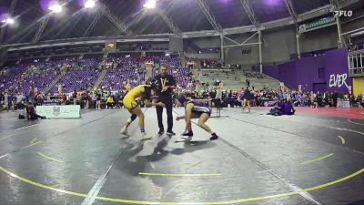 117 lbs Placement (4 Team) - Abigail Wilfong, Sioux Falls vs Trinity Howard, West Liberty