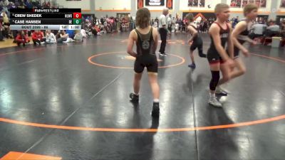 86 lbs Round 4 - Case Hansen, DC Elite vs Crew Shedek, North Liberty Wrestling Club