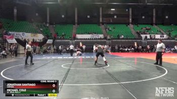 182 lbs Cons. Round 3 - Jonathan Santiago, Corner vs Michael Cole, St. John Paul II