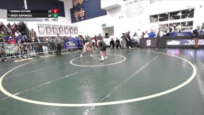 120 lbs 3rd Place Match - Knox Espinoza, Poly/Long Beach vs Josiah Leyvas, La Serna