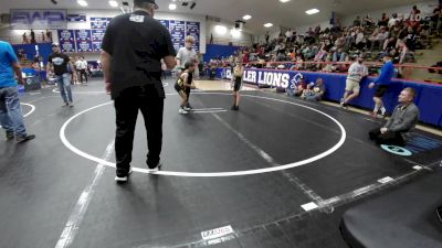 55-58 lbs Rr Rnd 2 - Cayden Lowman, Henryetta Knights Wrestling Club vs Leland Riley, Midwest City Bombers Youth Wrestling Club