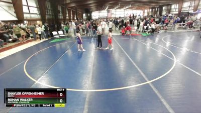 87 lbs Semifinal - Roman Walker, Southern Utah Elite vs Shayler Oppenheimer, Delta