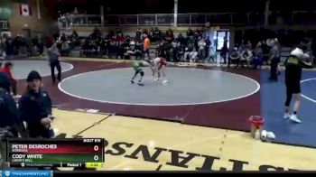 138 lbs Cons. Round 5 - Cody White, Liberty Bell vs Peter Desroches, Riverside