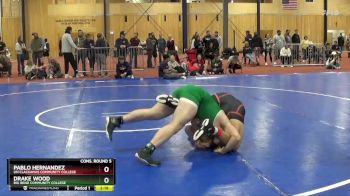 184 lbs Cons. Round 5 - Pablo Hernandez, UN Clackamas Community College vs Drake Wood, Big Bend Community College