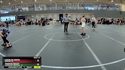 96 lbs Round 5 (6 Team) - Thomas Bault, Crossroads Wrestling vs Lachlan Smith, Irontide