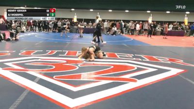 106 lbs Round Of 128 - Henry Geiger, OH vs Aj Woerpel, WI