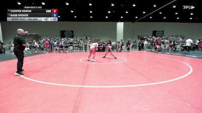 126 lbs Champ. Rd Of 16 - Cooper Edson, SCF Wrestling vs Sage Stoute