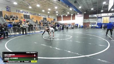 113 lbs Cons. Round 4 - Ace Gibson, Simi Valley vs Hawk Alvarez, Mayfair