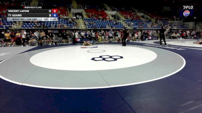 144 lbs Champ. Rd Of 128 - Vincent Lavoie, TX vs Ty Adams, ID