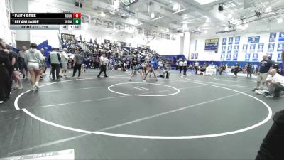 125 lbs Quarterfinal - Faith Bree, Redondo Union vs Lei`ani Jaime, San Dimas