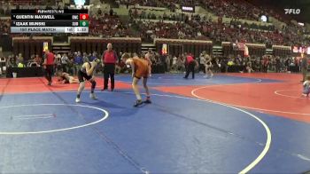 132 lbs 1st Place Match - Izaak Munski, Cascade Little Guy vs Quentin Maxwell, Darkhorse Wrestling Club