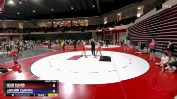 132 lbs Cons. Round 2 - Iziah Tusler, Cushing Wrestling vs Jackson Yeatman, Westmoore Wrestling Club