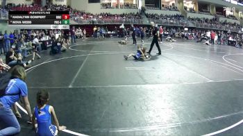 47-48 lbs Quarterfinal - Hadalynn Gompert, Mitchell Wrestling Club vs Nova Webb, Plattsmouth Wrestling Club - Girls