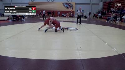 165 lbs Semifinal - Hale Rhodes, Coe vs Bo Koedam, Coe