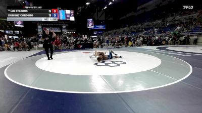 120 lbs Cons. Sub-quarters - Ian Stearns, PA vs Dominic Cordero, TN