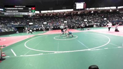 96 lbs Champ. Round 2 - Jordan Bates, BEA2 vs Christopher Perez, XGWA