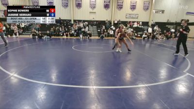 131 Open 3rd Place Match - Sophie Bowers, Wartburg vs Jasmine Serrano, Grand View University