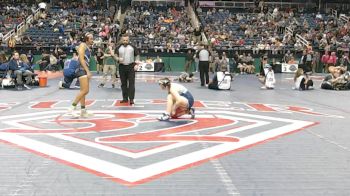 6A - 132 lbs Semifinal - LilyAnn Blair, Union Pines High School vs Kayla McKay, Swansboro High School