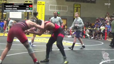 142 lbs Semifinal - Bradley Caygill, Daniel Cormier WC vs Maddex Stipe, Red Star Wrestling Academy