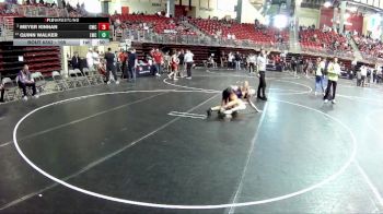 105 lbs 3rd Place Match - Meyer Kinnan, Cozad Wrestling Club vs Quinn Walker, Louisville Wrestling Club
