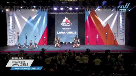 Mega Cheer - Lava Girls [2023 L1 Youth - D2 - Small - B Day 1] 2023 The Youth Summit