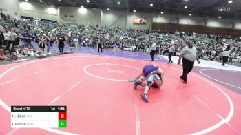 137 lbs Round Of 16 - Kamden Boise, Willows Wrestling vs Isaiah Roque, Carson Bulldogs