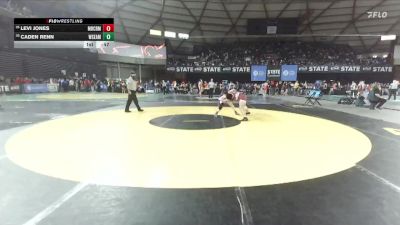 Boys 3A 157 lbs Cons. Round 2 - Levi Jones, Mercer Island vs Caden Renn, West Seattle