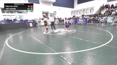 125 lbs Champ. Round 1 - Mia Hooper, Northview vs Mila Cal Ortiz, Great Oak