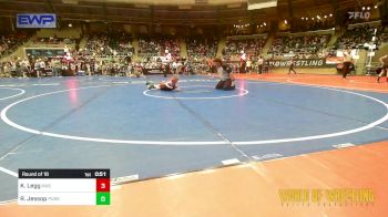 43 lbs Round Of 16 - Kashton Legg, Keystone Wrestling Club vs Ridge Jessop, Pursuit