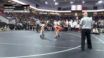 132 lbs Quarterfinal - Aiden Serrano, Carlisle vs Ryker Graff, Waverly-Shell Rock