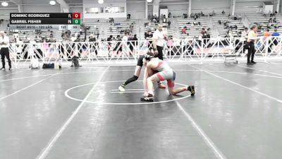 120 lbs Consi Of 32 #2 - Dominic Rodriguez, FL vs Gabriel Fisher, PA