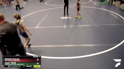 Round 3 - Daisy Grue, Robbinsdale Area Wrestling vs Azalea Kallal, New Prague Wrestling