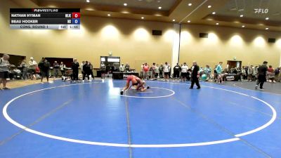 150 lbs Cons. Round 1 - Nathan Hyman, New Jersey vs Beau Hooker, North Carolina